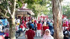 Masyarakat Demo Tak Dapat Kupon Acara CFD  di Lapangan Pelajar